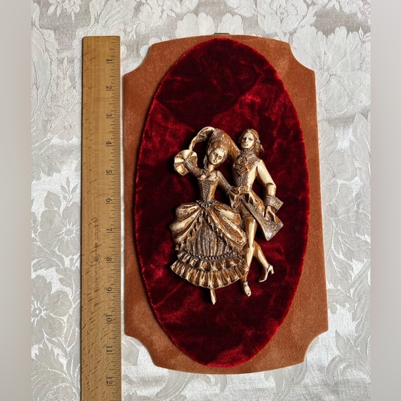 Vintage Rococo Wall Plaque, Antique Style Wall Art - Picture 8 of 11